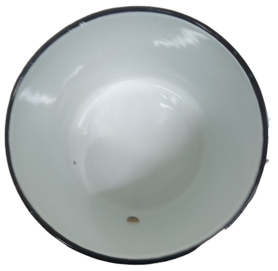 PicnicPlace White Enamel Drink Dispenser 5 Gallons Rustic Farmhouse Decorative
