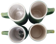 McCoy Old Heidelberg Beer Mugs Set Of 4 Likely 1930s Vintage Breweriana Pottery