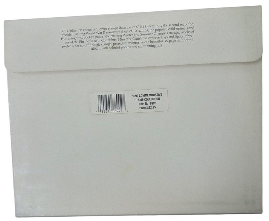 USPS 1992 Commemorative Stamp Collection Vintage Retro Postal Memorabilia