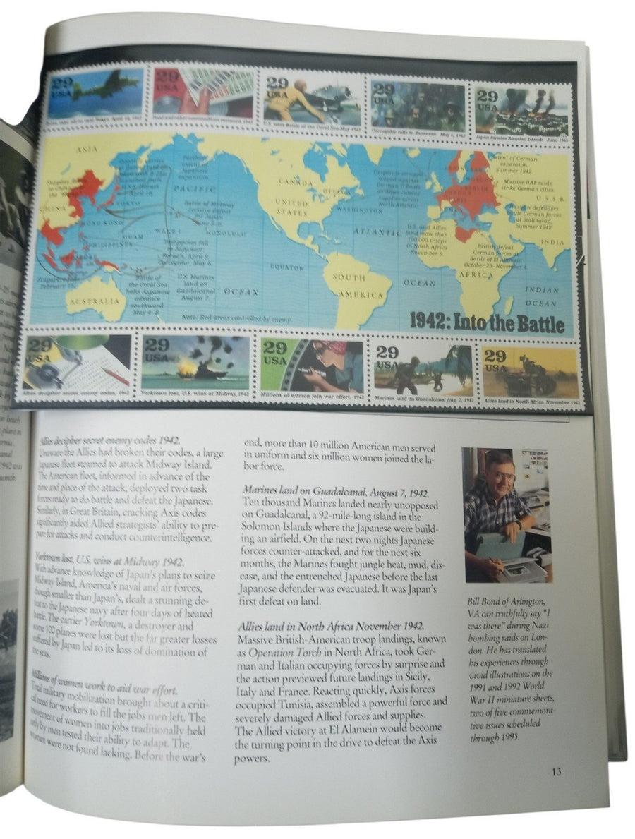 USPS 1992 Commemorative Stamp Collection Vintage Retro Postal Memorabilia