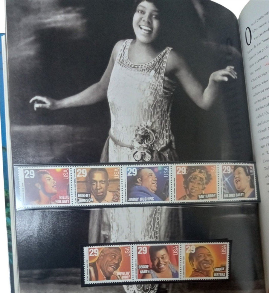 USPS 1994 Commemorative Stamp Collection Norman Rockwell Billie Holiday