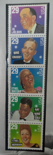 USPS 1994 Commemorative Stamp Collection Norman Rockwell Billie Holiday