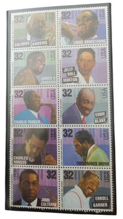 USPS 1995 Commemorative Stamp Collection Louis Armstrong Marilyn Monroe