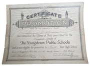 Youngstown Ohio Ephemera 1920s & 1930s Vintage Antique Collectible History