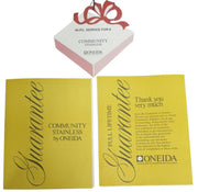 Oneida Stainless Steel Venetia Flatware Set 85 Pc W/Box Vintage Collectible