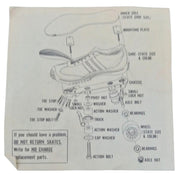 Nash Cruisers Indoor & Outdoor Skates Adidas Men's 9/Women's 11 Vintage 1970s