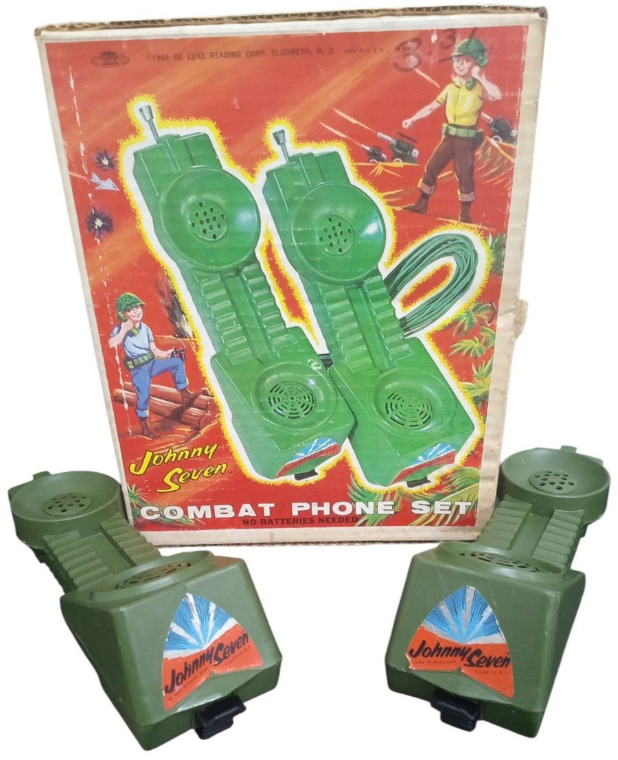 Topper Toys Johnny Seven Combat Phone Set 1964 Vintage Retro Toy Untested