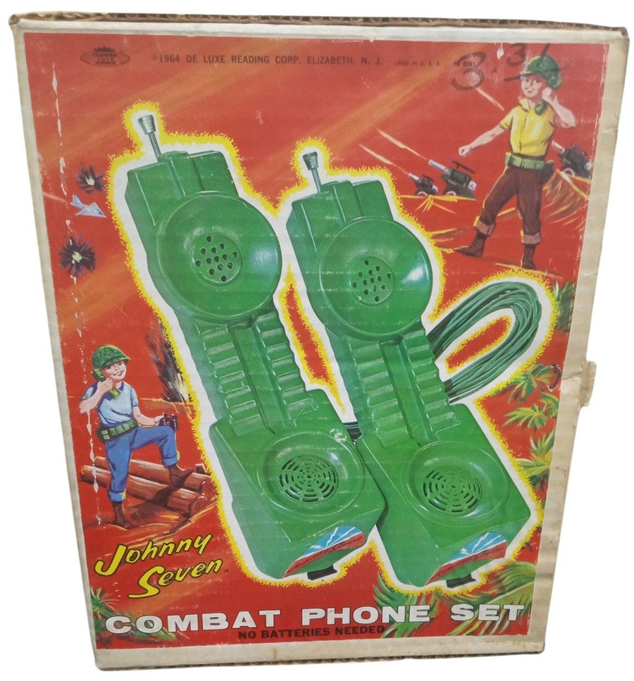 Topper Toys Johnny Seven Combat Phone Set 1964 Vintage Retro Toy Untested