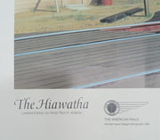 Milwaukee Road Hiawatha Train Poster 20"x26" Decorative Railroadiana 1994