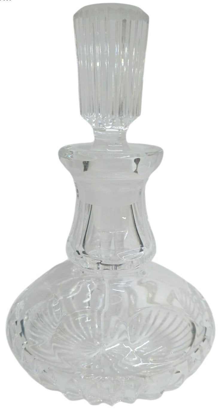 Waterford Crystal Small Perfume Bottle W/Box 1995 Vintage Collectible Glass
