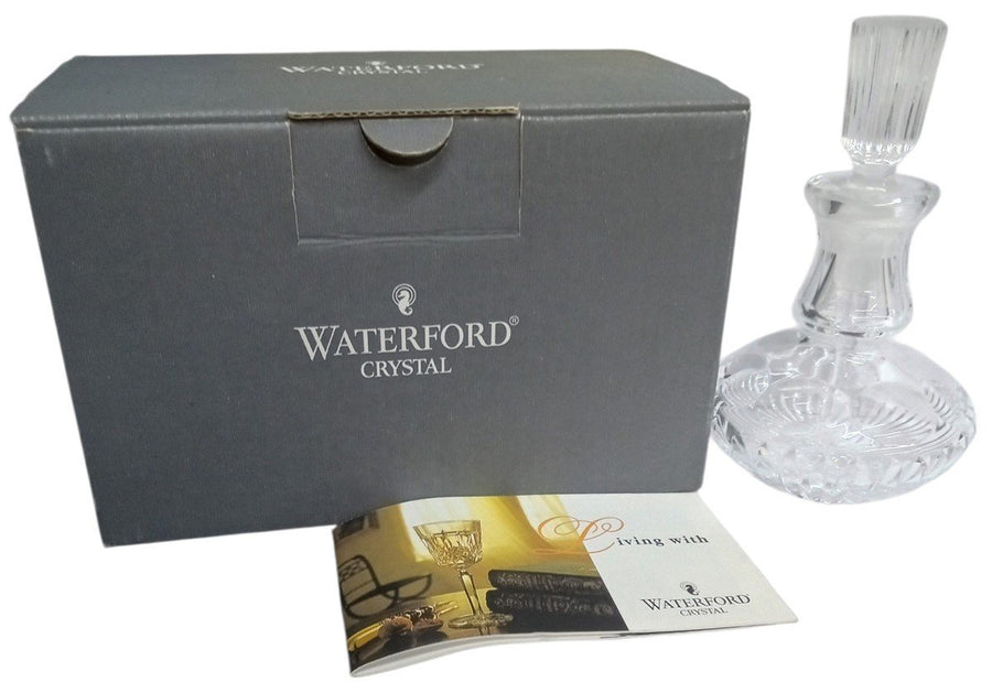 Waterford Crystal Small Perfume Bottle W/Box 1995 Vintage Collectible Glass