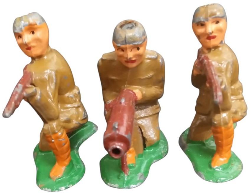 Barclay Or Manoil Lead Soldier Toys Likely 1950s Vintage Collectible Nostalgic
