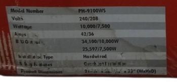 ProFusion Heat 10,000W Heavy Duty Heater Never Been Opened Indoor Heating