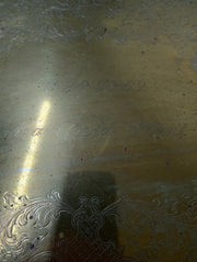 WM Rogers General Motors Mansfield Ohio Plant Commemorative Silver Tray Vintage