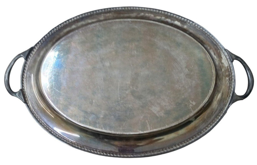 WM Rogers General Motors Mansfield Ohio Plant Commemorative Silver Tray Vintage