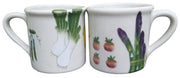 Hartstone Farmer's Market Ceramic Mugs Set Of 8 Vintage Collectible Serveware