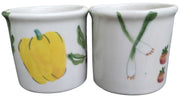 Hartstone Farmer's Market Ceramic Mugs Set Of 8 Vintage Collectible Serveware