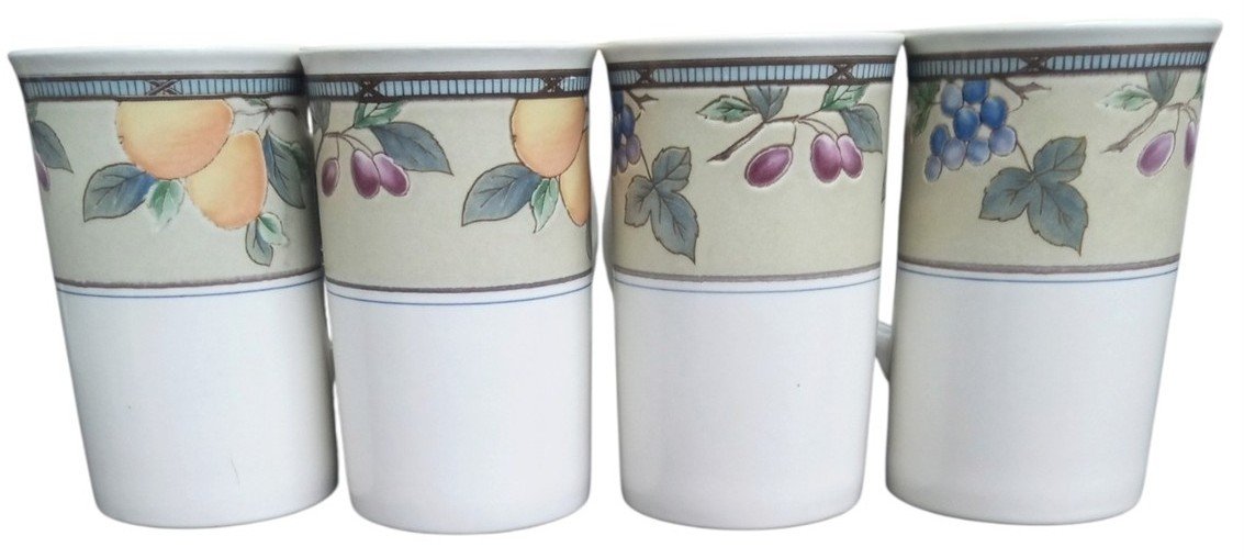 Mikasa Garden Harvest Set 12 Pc 1991 Vintage Collectible Dinnerware Serveware