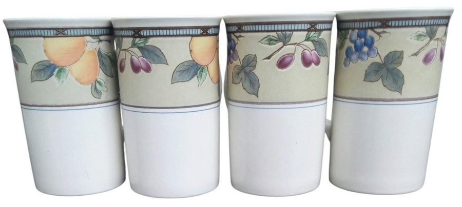 Mikasa Garden Harvest Set 12 Pc 1991 Vintage Collectible Dinnerware Serveware
