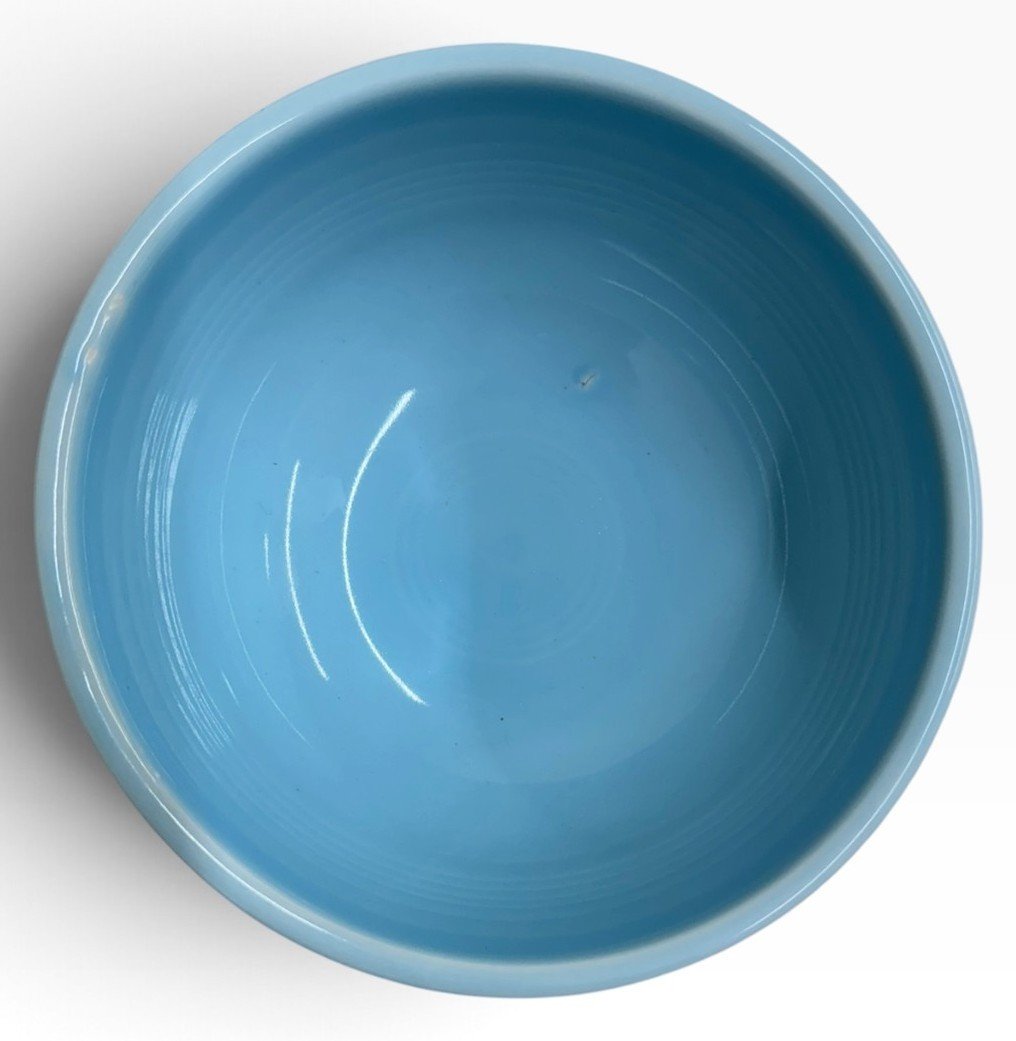 Fiesta - Sky Blue Small Bistro Bowl Ceramic Dish Homer Laughlin Kitchenware