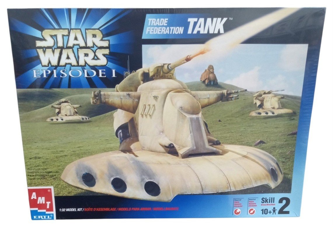 Star Wars Episode I Trade Federation Tank Model Ertl 1999 Sealed Retro Nostalgia