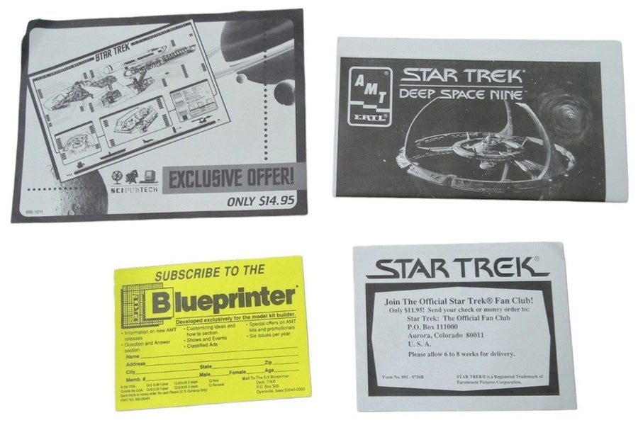 Star Trek Deep Space Nine Space Station Model Ertl 1994 W/Original Box Retro