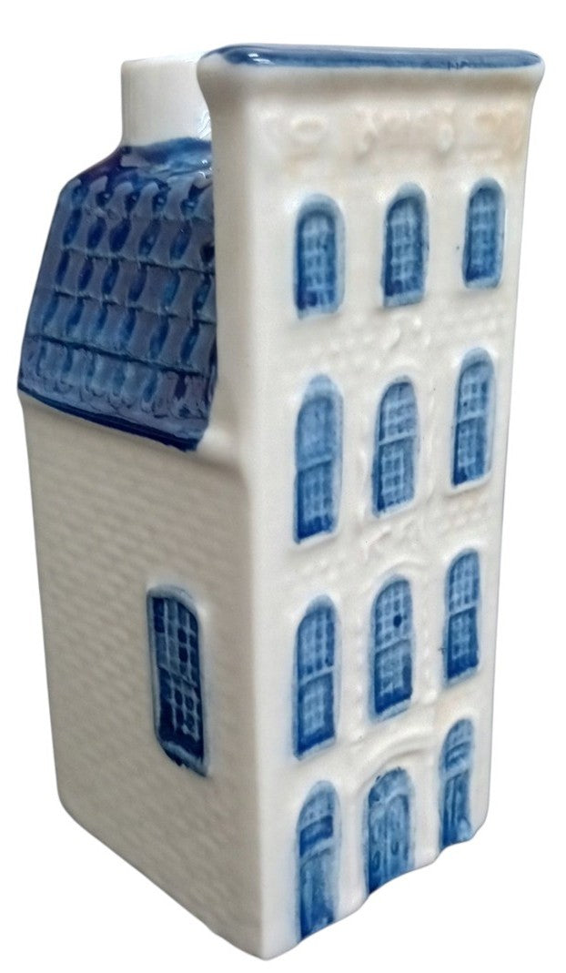 KLM Delft Miniature House Bottle Empty Rynbende Distilling Holland Vintage 1950s