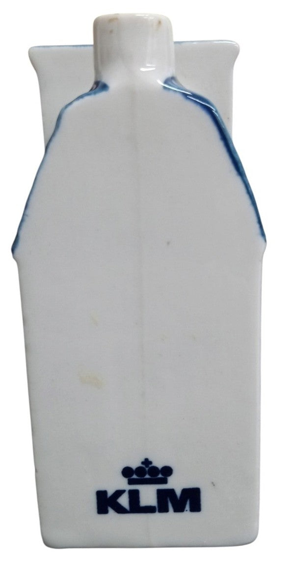 KLM Delft Miniature House Bottle Empty Rynbende Distilling Holland Vintage 1950s