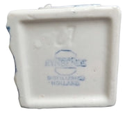 KLM Delft Miniature House Bottle Empty Rynbende Distilling Holland Vintage 1950s