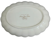 Mikasa Christmas Spirit Trinket Dish Bone China 1989 Discontinued Festive