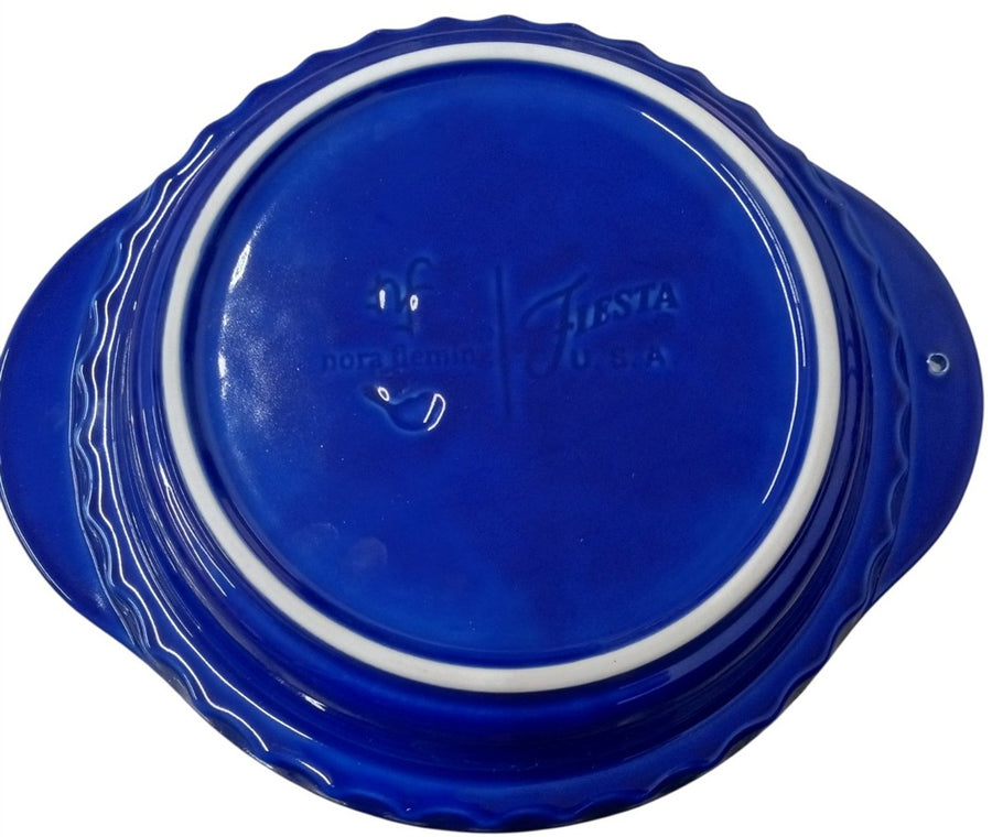 Fiesta Deep Dish Pie Plate Nora Fleming Twilight w Scarlet Mini NIB Fiestaware