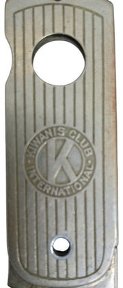 Kiwanis Club Pocket Cigar Cutter W/Chain Likely 1950s Vintage Collectible