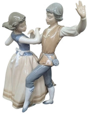 Lladro Dancing The Polka Figurine Porcelain 1984 Collectible Decorative Art