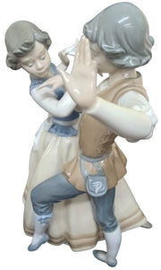 Lladro Dancing The Polka Figurine Porcelain 1984 Collectible Decorative Art