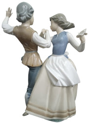 Lladro Dancing The Polka Figurine Porcelain 1984 Collectible Decorative Art