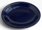 Fiesta - Cobalt Blue Medium Oval Platter Homer Laughlin Ceramic Serving Dish