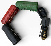 Pennslyvania Railroad Cast Iron Vintage Train Set Likely 1900's PRR Washington