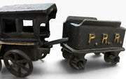 Pennslyvania Railroad Cast Iron Vintage Train Set Likely 1900's PRR Washington
