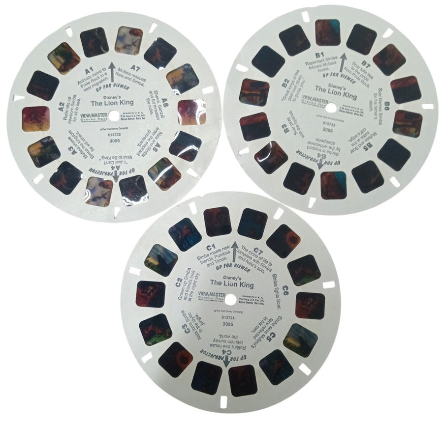 Disney View Master Reels Set Of 6 Toy Story 2 & The Lion King 1990s Retro