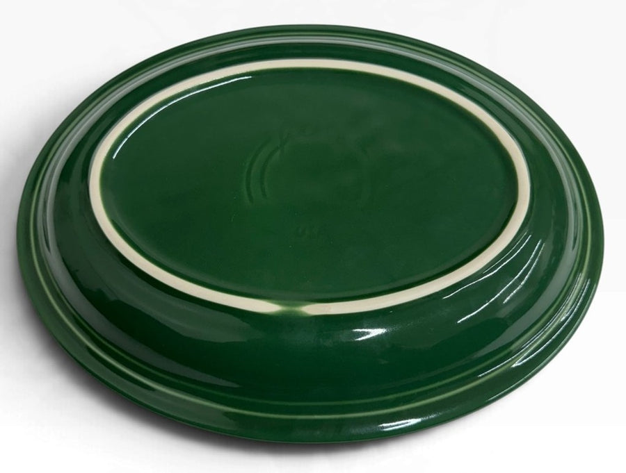 Fiesta - Jade Green Medium Oval Platter Homer Laughlin Ceramic Serving Dish