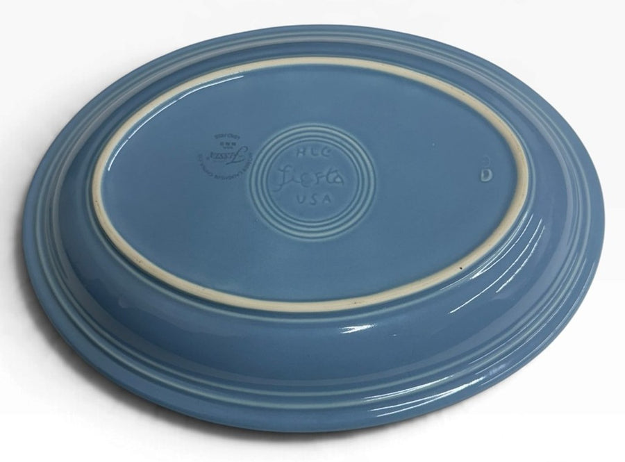 Fiesta - Periwinkle Blue Medium Oval Platter Homer Laughlin Ceramic Serving Dish