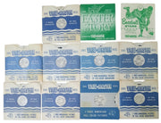 View Master Reels W/Sleeves Set Of 17 Vintage Collectible Nostalgic 1940s-1950s