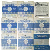 View Master Reels W/Sleeves Set Of 17 Vintage Collectible Nostalgic 1940s-1950s