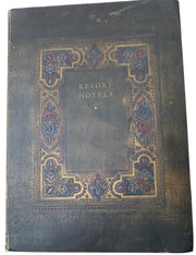 Resort Hotels Ledger/Registry Book Possibly 1800s Blank Antique Collectible