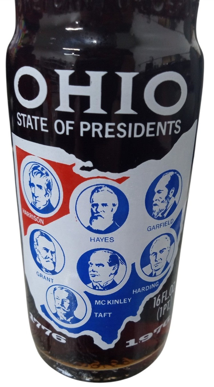 RC Cola Ohio Presidents Bottle Sealed 1976 Bicentennial Vintage Nostalgic