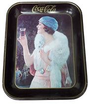 Coca Cola Metal Advertising Tray Reproduction 1973 Vintage Collectible