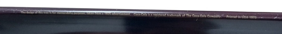 Coca Cola Metal Advertising Tray Reproduction 1973 Vintage Collectible