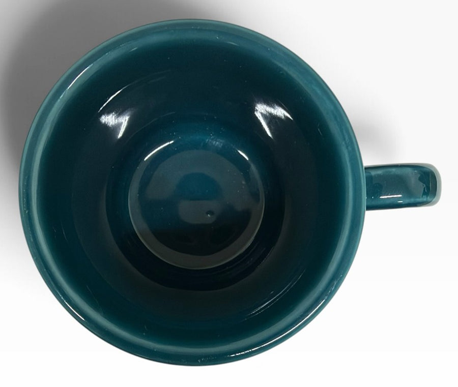 Fiesta - Juniper Blue Teal Ring Handle Mug Homer Laughlin Ceramic Coffee Cup
