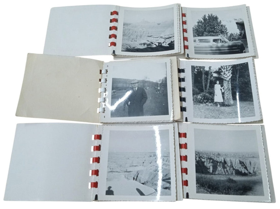 Mini Photo Albums Set Of 13 Likely 1950s-1960s Vintage Collectible Photos