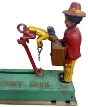 Cast Iron Monkey Bank Likely 1930s Vintage Antique Collectible Working